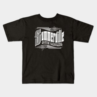 Vintage Summerville, SC Kids T-Shirt